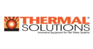 Thermal Solutions logo with sun graphic and tagline Innovative Equipment for Hot Water Systems Thermal Solutions logo with sun graphic and tagline Innovative Equipment for Hot Water Systems